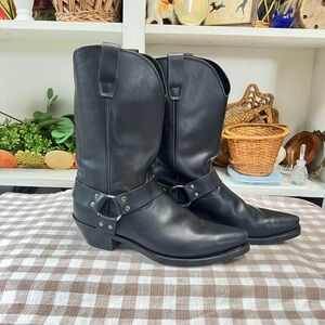 Durango black boots men’s 10 1/2D motorcycle leather